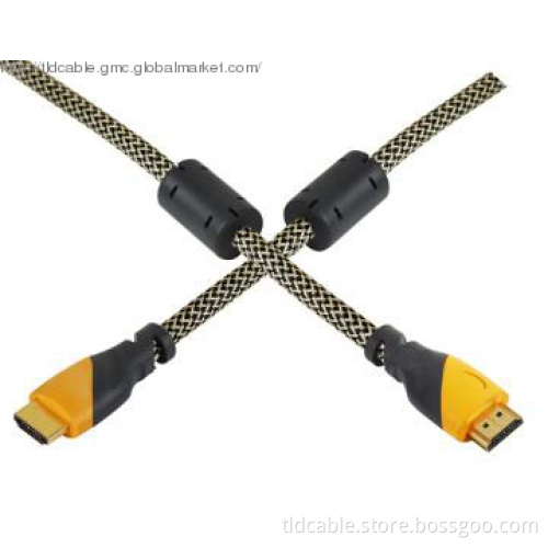 Dual color HDMI Cable with Ferrite